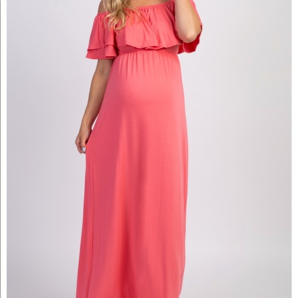 maxi dress pink blush